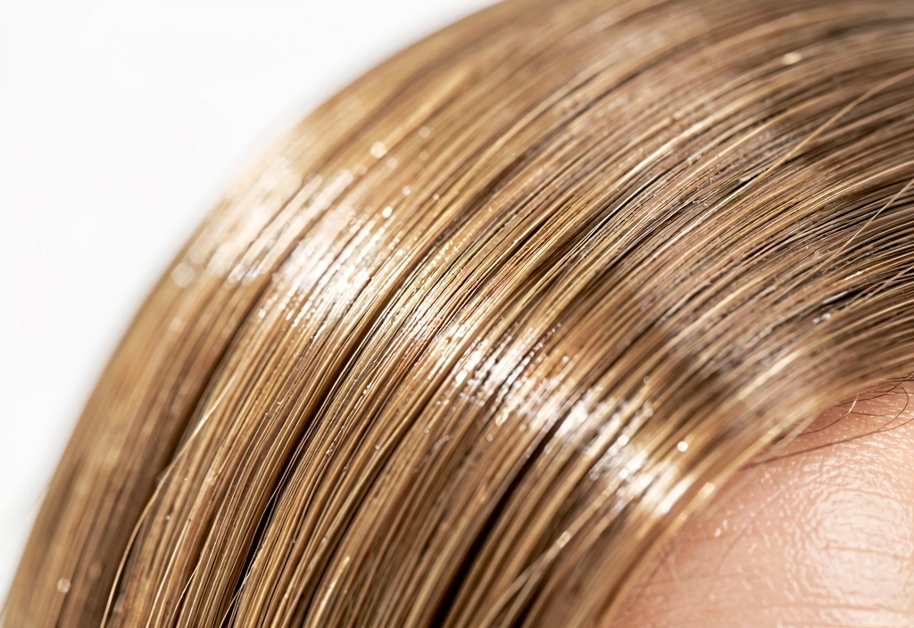 Egyenes hajszálak textúrája